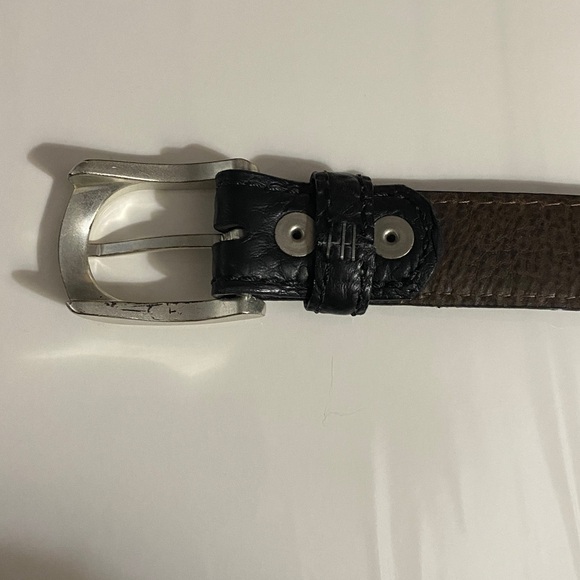 EUC Overland Genuine American Bison Leather Belt, Made in USA, Sz 40, Neutral - Picture 10 of 16